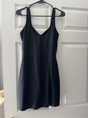 Abercrombie & Fitch Black V-Neck Mini Dress